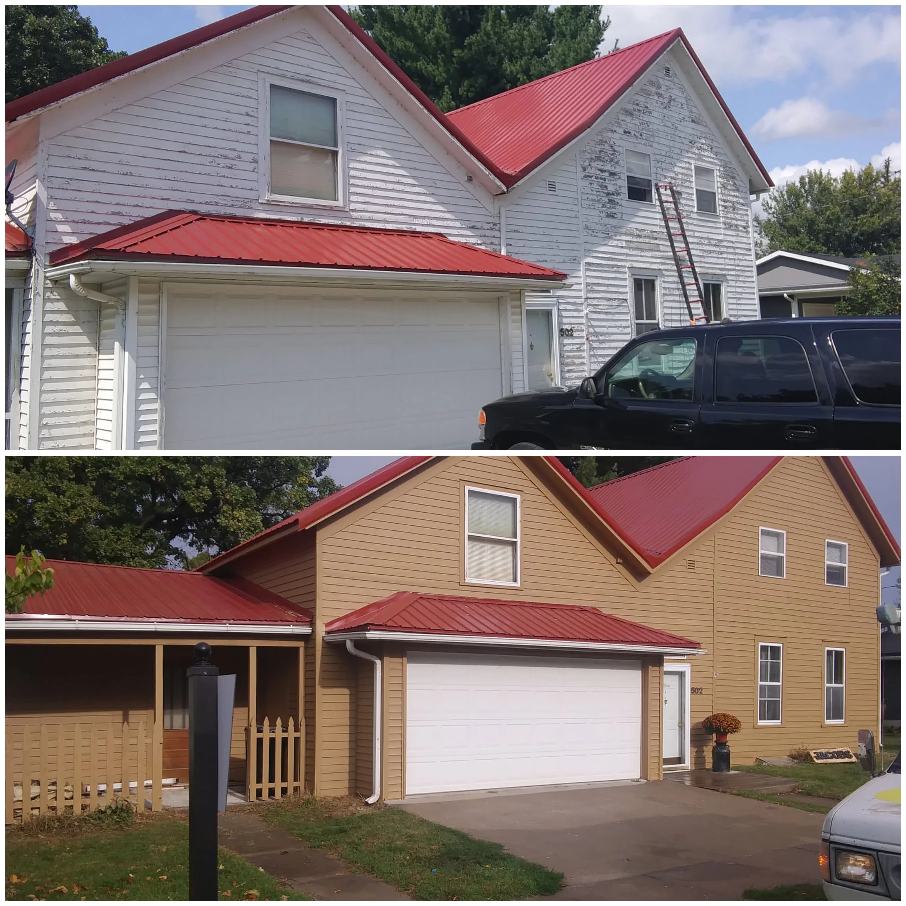 Residential exterior painting and finish work