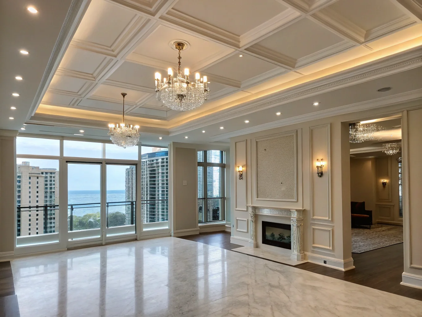 Smooth residential drywall finishing