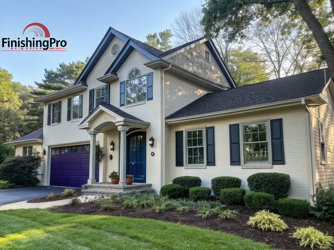 Residential exterior painting by Paint Pros