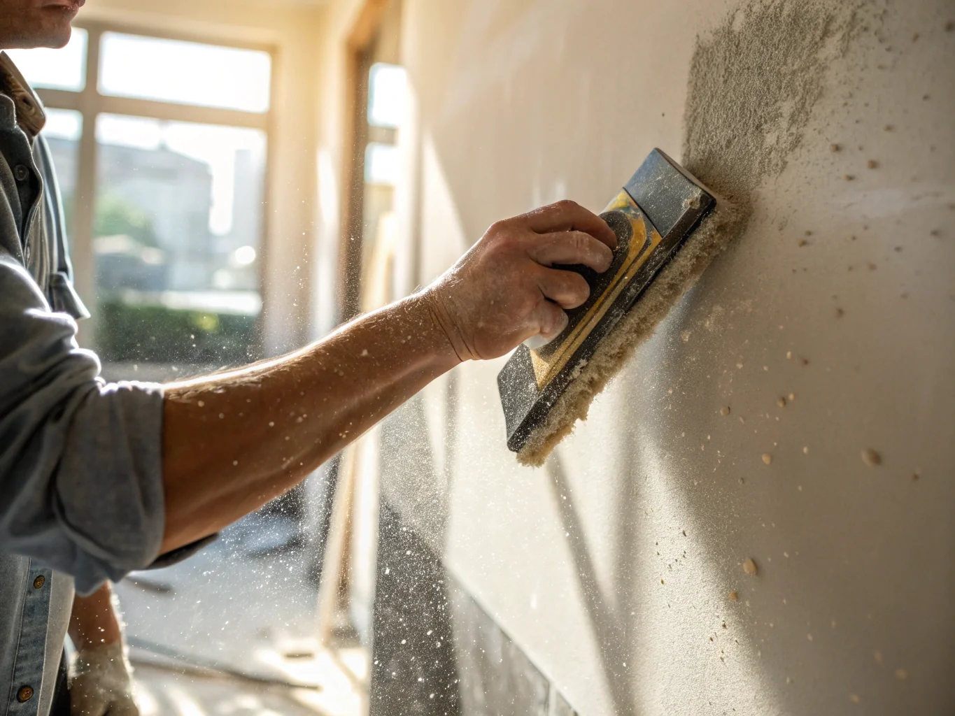Surface preparation before residential painting