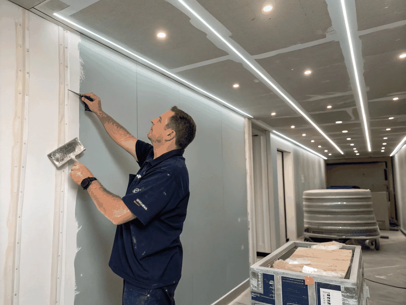 Residential drywall and finishing project