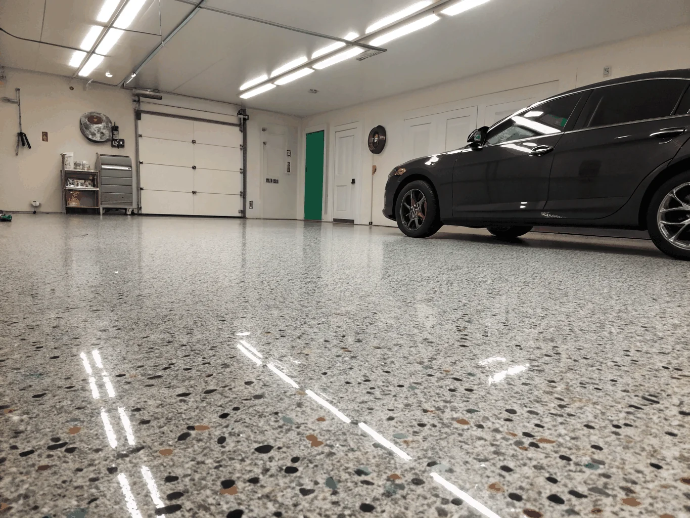 Residential floor coating project