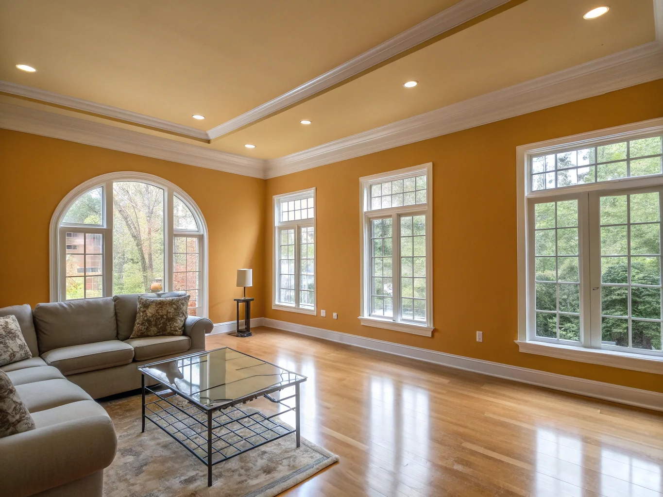 Finished residential interior painting