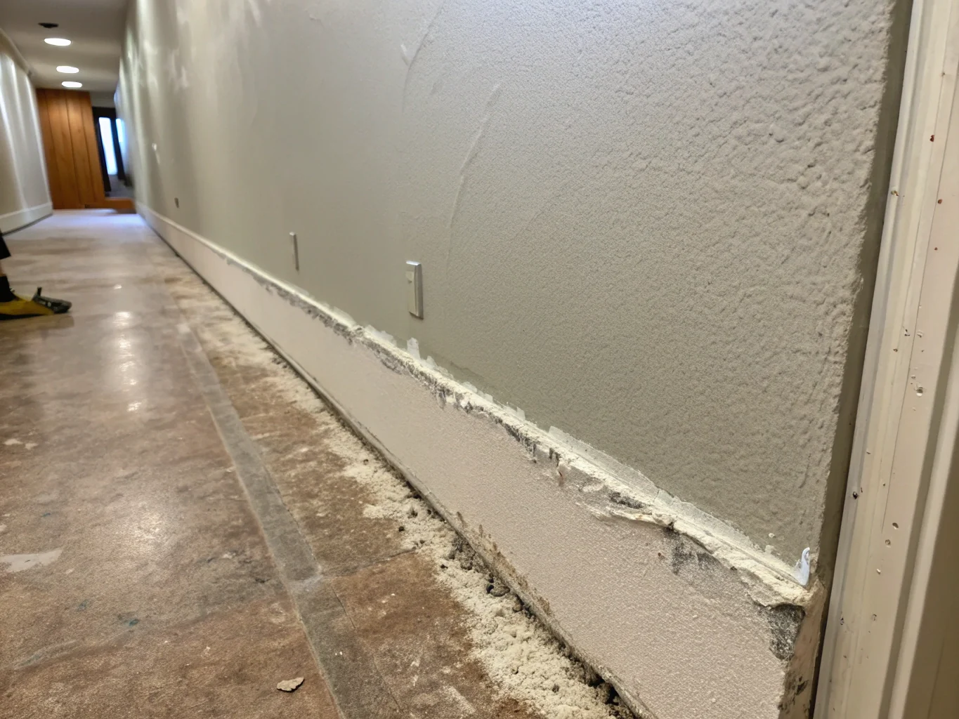 Residential drywall repair and texturing